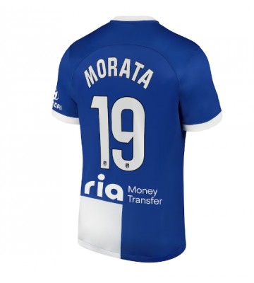 Atletico Madrid Alvaro Morata #19 Replika Udebanetrøje 2023-24 Kortærmet